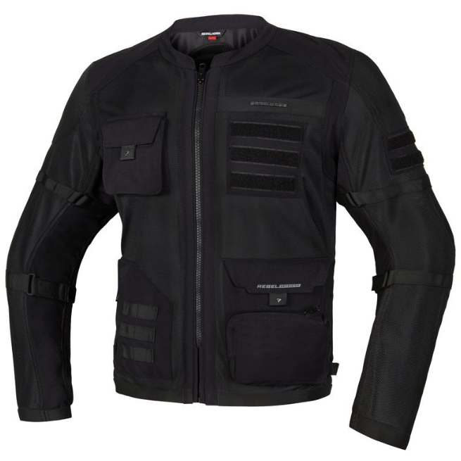 МОТОКУРТКА ТЕКСТИЛЬНА REBELHORN BRUTALE BLACK