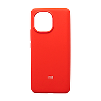 Чохол Silicone Case Premium для Xiaomi Mi 11 Red (закритий низ)