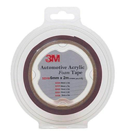 Скотч двосторонній 3M 6008F 2м (товщ. 0.8мм) тем-сірий 20 mm * 2 m