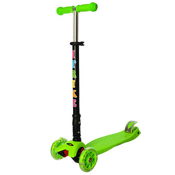 Дитячий самокат iTrike JR 3-003-1-GR MAXI складаний