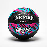 М'яч баскетбольний R500 розмір 6 чорний/рожевий