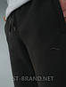 46,48,50,52,54. Утеплені чоловічі спортивні штани на манжеті з якісного трикотажу - чорні, фото 4