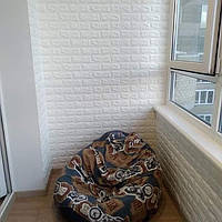 Al 3D панель стеновая мягкая самоклеющаяся декор 3д для ванной самоклейка обои под белый кирпич 700x770x7 мм
