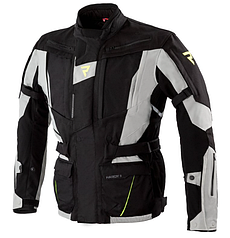 МОТОКУРТКА ТЕКСТИЛЬНА REBELHORN HARDY II GREY/BLACK/FLO YELLOW