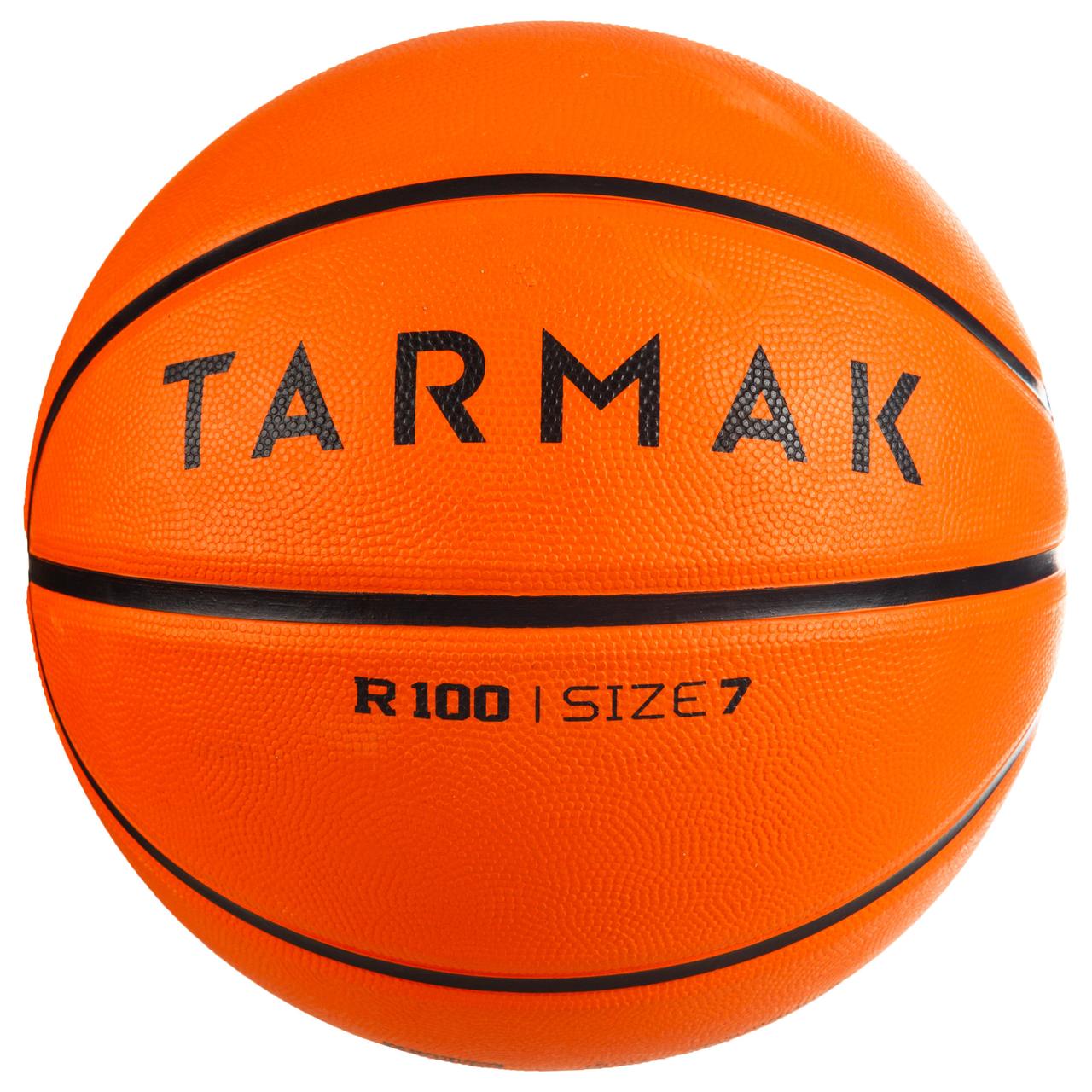 Баскетбольний м'яч R100, розмір 7, для початківців - Помаранчевий