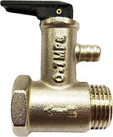 Предохранительный клапан для бойлера с обратным клапаном 1/2", 7 бар Tervix Pro Line Volcano 301212