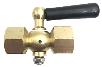 Запірний 3-ходовий кран для манометра (муфта-муфта) Tervix Pro Line M2 Valve PN 16, 1/2"х1/2" 332112