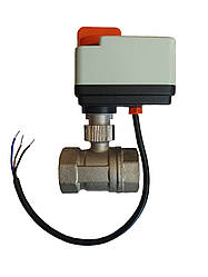 2-ходовий кульовий клапан н/в 1/2" DN15 з електроприводом, нержавіюча сталь Tervix Pro Line ORC2 (201171)