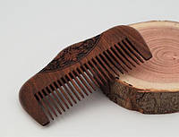 Гребінець із сандалового дерева з малюнком (дерево) арт.  03528
