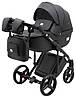Коляска 2 в 1 Adamex Luciano ECO SA-2 чорний, фото 2