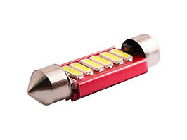 LED лампа для авто S85-39mm-6pcs 7020 12-24V 6500К