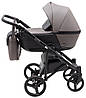 Коляска 2 в 1 Bair City ECO 35 темний капучино / чорний, фото 3