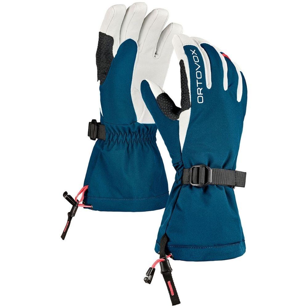 Перчатки женские Ortovox Merino Mountain Glove Wms, Petrol Blue (синий), M - фото 1 - id-p1776001287