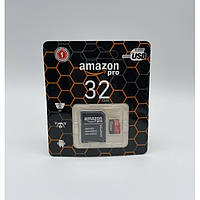 Високошвидкісна картка пам'яті на 32 GB micro SD class 10 з кишенею AMAZON Pro