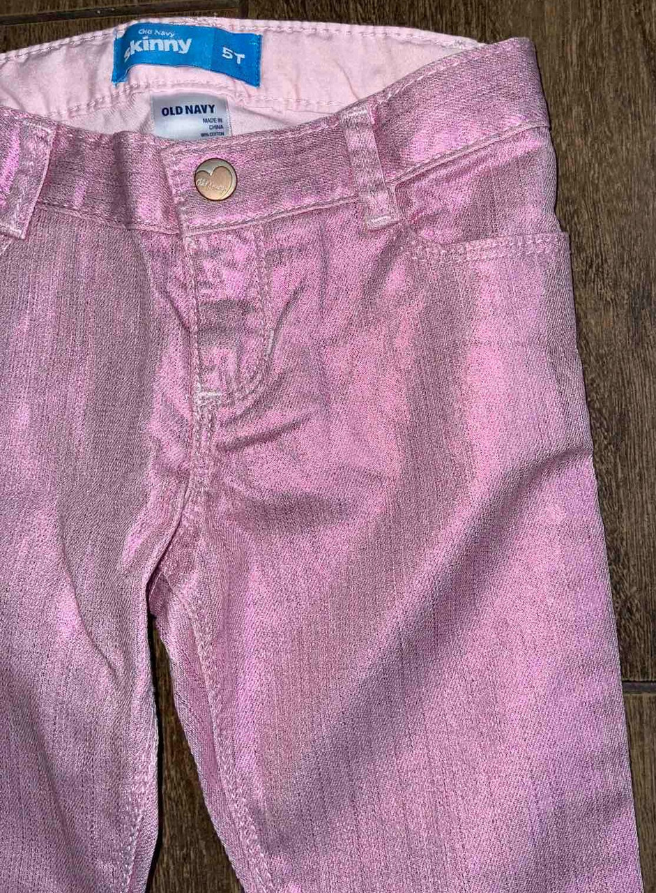 1, Стильные перламутровые хлопковые джинсы скинни Размер 1,5-2 года Old navy - фото 7 - id-p714704933