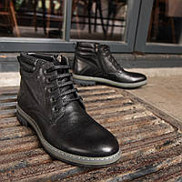 Шкіряні чоловічі черевики Luciano Чорний 41 розмір