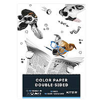 Комплект цветной двусторонней бумаги Kite Dogs A4 2 шт K22-287_2pcs