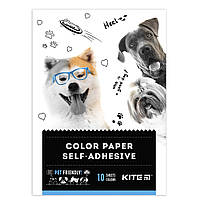 Комплект цветной самоклеящейся бумаги Kite Dogs A5 2 шт K22-294_2pcs