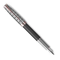 Пір'яна ручка Parker SONNET 17 Metal and Grey Lacquer PGT FP18 F