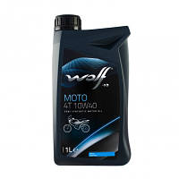 Моторное масло Wolf MOTO 4T 10W40 1л (1043808) - Топ Продаж!