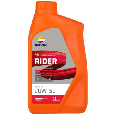 Моторное Масло REPSOL RIDER 4T 20W-50 1л (RPP2130THC) — Купить Недорого ...