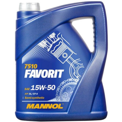 Моторна олива Mannol FAVORIT 5 л 15W-50 (MN7510-5)