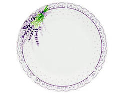 Тарілка склокерамічна D 17,5 Лаванда 9133 Interos