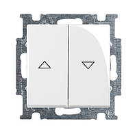 Выключатель жалюзи ABB Basic 55 2006/4 UC-94-507 Белый (2CKA001012A2140)