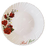 Тарілка обідня V-220R Червона троянда Wave Vittora 220 мм