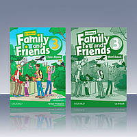 Family and Friends 3 Комплект Class Book + Workbook 2nd Edition Термоклей