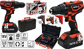 Акумуляторний дриль-шурупокрут YATO YT-82784