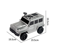 Дитяча машина сейф-копилка CASH TRUCK з кодовим замком і відбитком пальця. Сірий колір, фото 4