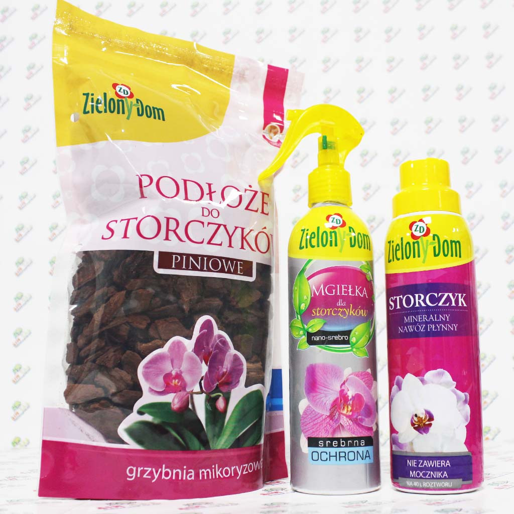 Zielony Dom Набір для догляду за орхідеями, 3в1