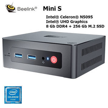 Beelink Mini S Міні ПК Intel Celeron N5095 8 Гб 256 Гб SSD / Windows 11