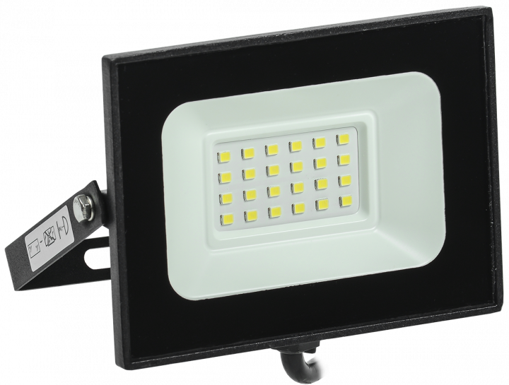 Прожектор світлодіодний e.LED.flood.stand.20.6000, 20Вт, 6000К