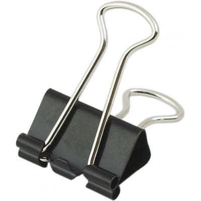Биндер Металлический H-Tone 15 Мм, 12 Шт, Черные (BIND-HT-JJ40316-15 ...