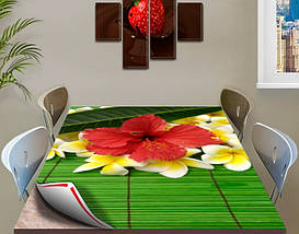 Покриття для столу, м'яке скло з фотодруком, Квіти, 1,2 мм (600х1000), фото 4