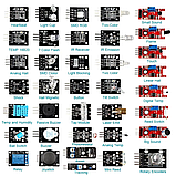 Набір датчиків модулів Arduino 37 шт. у кейсі, фото 2