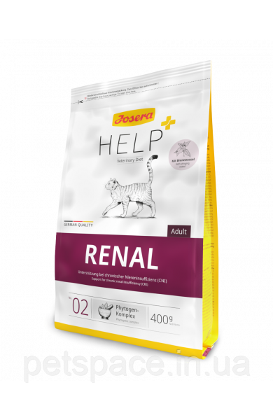 Корм для котів Josera Help Renal (Йозера Хелп при хронічній нирковій недостатності) 400г.