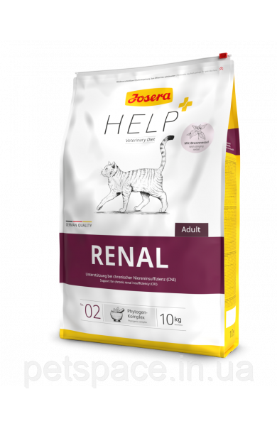 Корм для котів Josera Help Renal (Йозера Хелп при хронічній нирковій недостатності) 10кг.