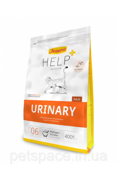 Корм для котів Josera Help Urinary (Йозера для розчинення струвітів та профіл. рецидивів) 400г
