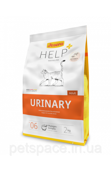 Термін до 12.2025р.! Корм для котів Josera Help Urinary (для розчинення струвітів та профіл. рецидивів) 2кг, фото 1
