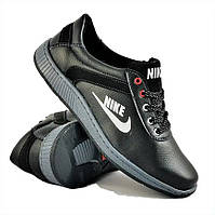 Кроссовки мужские Nike чёрные, кросовки Найк повседневные (НАЛИЧИЕ размеров в описании)