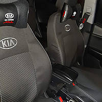 Чехлы на сиденье в авто, модельные, авто чехлы KIA Rio седан с 2011 г.