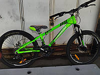 Велосипед підлітковий CrossBike 24" Everest Рама-11" green