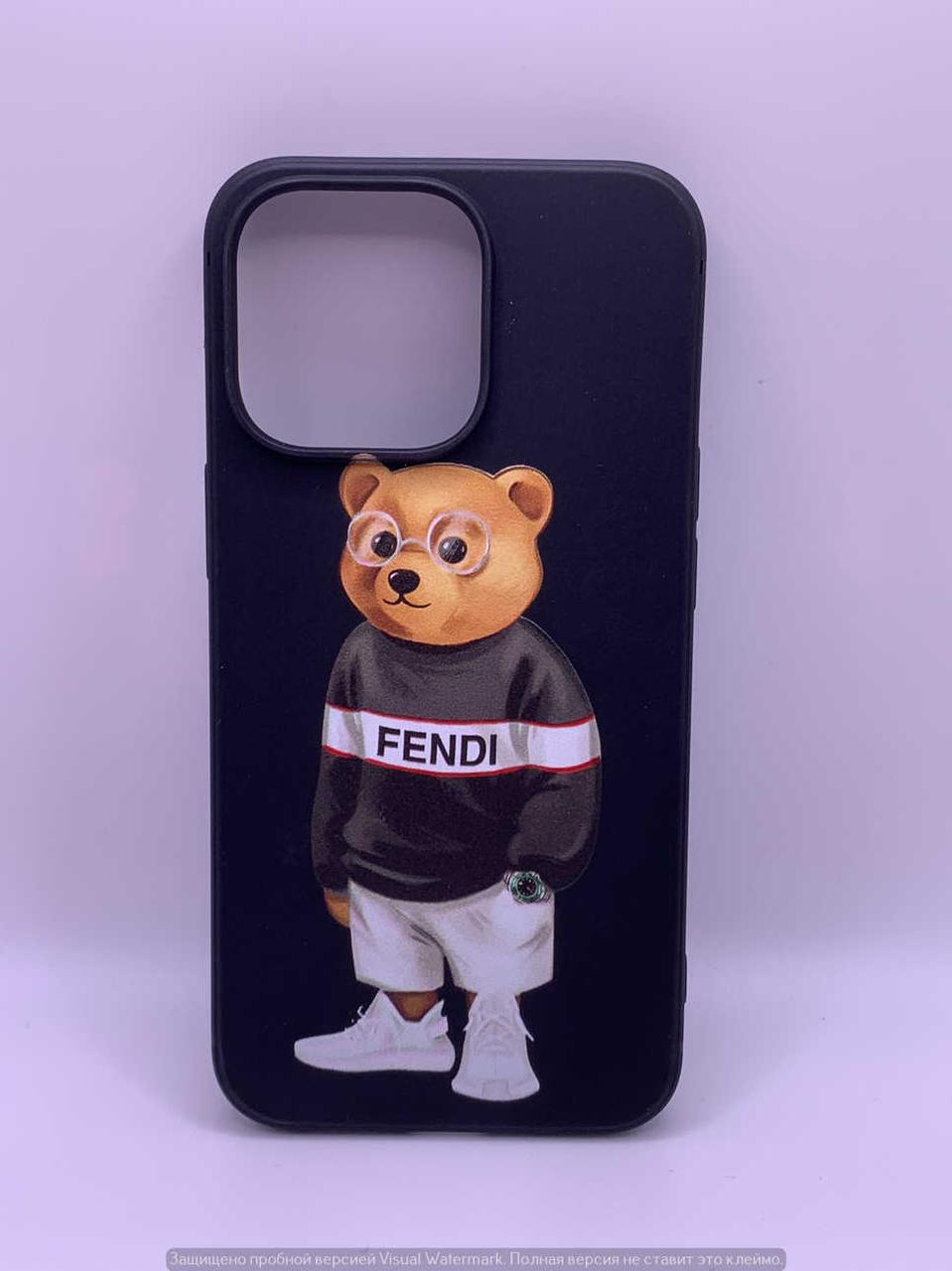 Чохол Bears & Kaws Matt Case (Nprint) iPhone 13 Pro (bear fendi) 40087 Китай