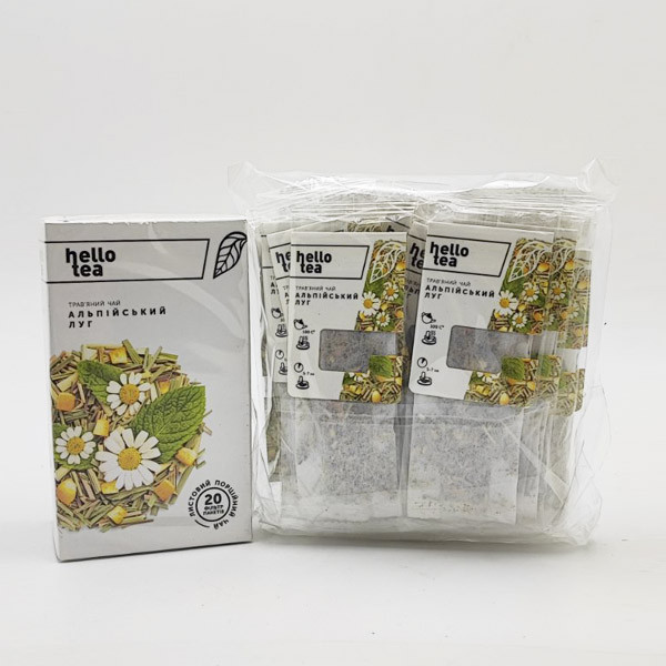 Чай Hello tea "Альпійський луг" 20пак. інд.упаковка, фото 1