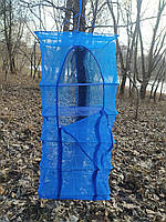 Сітка для сушіння риби, фруктів, ягід, овочів на 5+1 секцій Синя | сітка для сушіння риби, овочів і фруктів