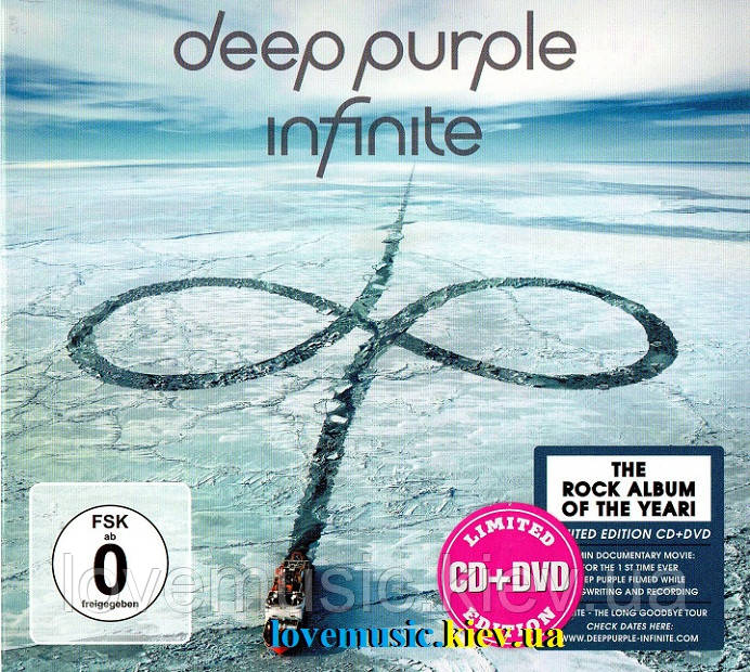 Музичний сд диск DEEP PURPLE Infinite (2017) Deluxe edition (audio cd)