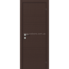 Двері шпоновані колекції LIBERTA модель KROSS ПГ, полотно, шпон Палисандр